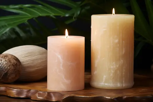 How to Make Palm Wax Pillar Candles